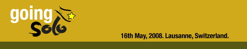 Going Solo. 16th May, 2008. Lausanne, Switzerland.